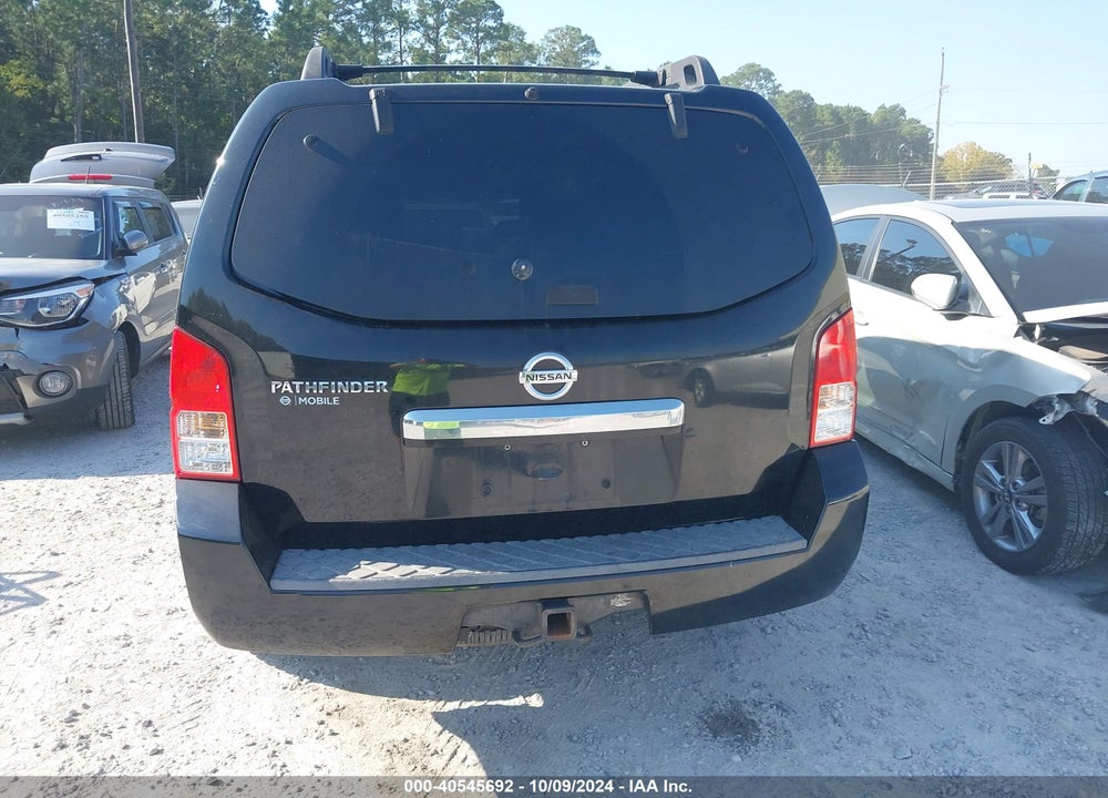2012 NISSAN PATHFINDER S VIN: 5N1AR1NN9CC613396