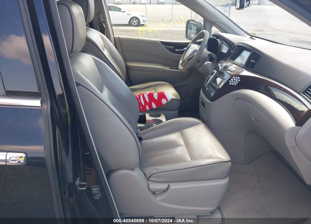 2012 NISSAN QUEST SL VIN: JN8AE2KPXC9048556