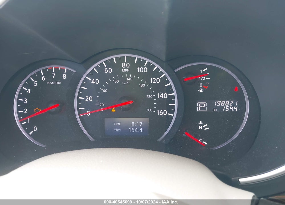 2012 NISSAN QUEST SL VIN: JN8AE2KPXC9048556