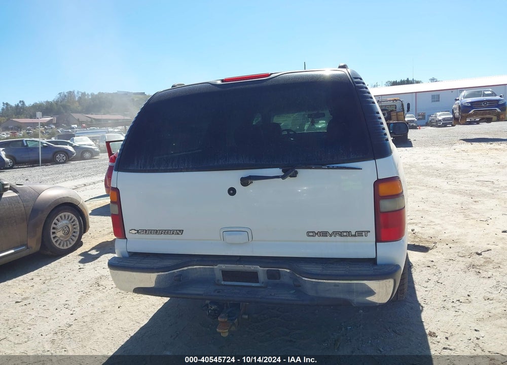 2002 CHEVROLET SUBURBAN 1500 LT VIN: 3GNFK16Z12G243886