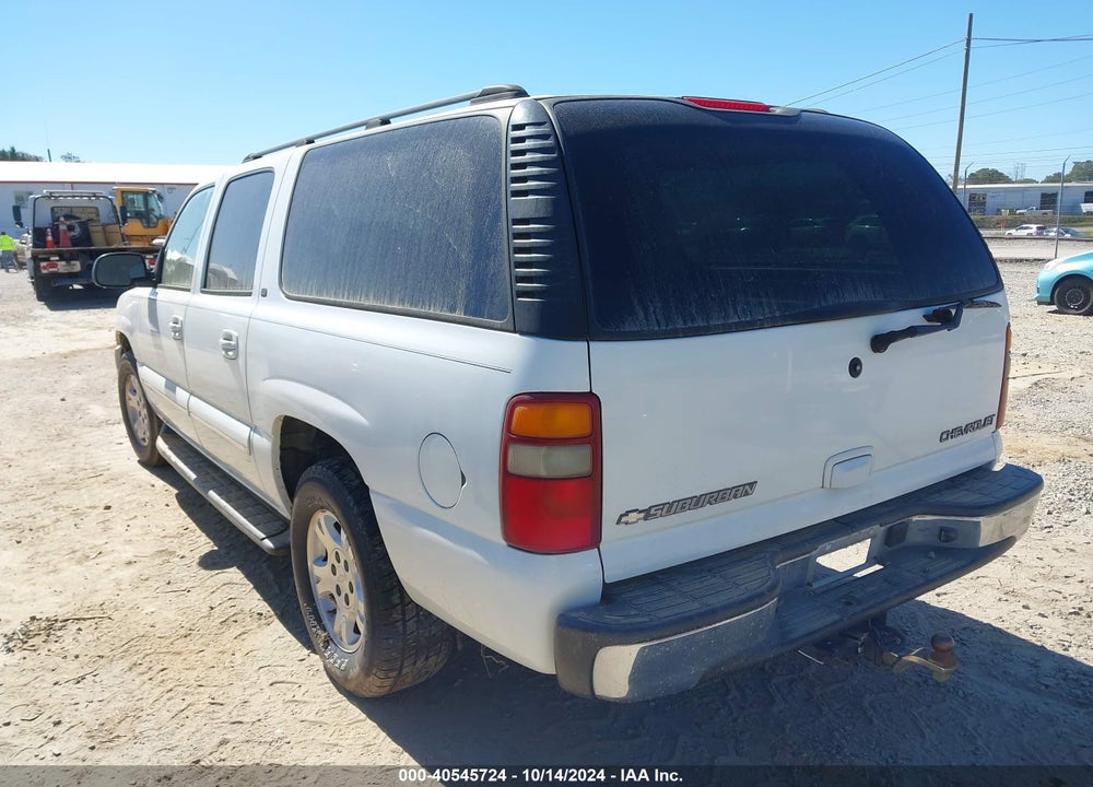 2002 CHEVROLET SUBURBAN 1500 LT VIN: 3GNFK16Z12G243886