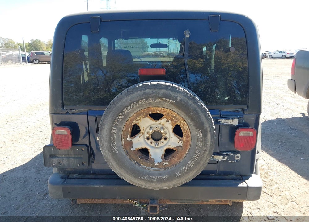 2004 JEEP WRANGLER SPORT RHD VIN: 1J4F449S84P753079
