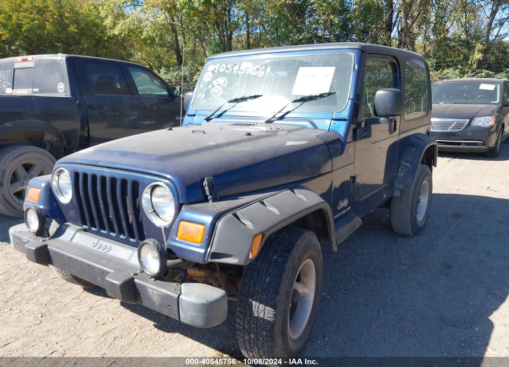 2004 JEEP WRANGLER SPORT RHD VIN: 1J4F449S84P753079