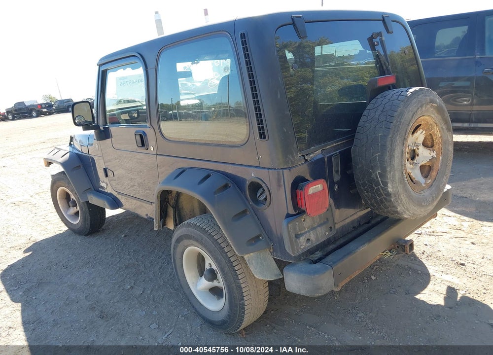 2004 JEEP WRANGLER SPORT RHD VIN: 1J4F449S84P753079