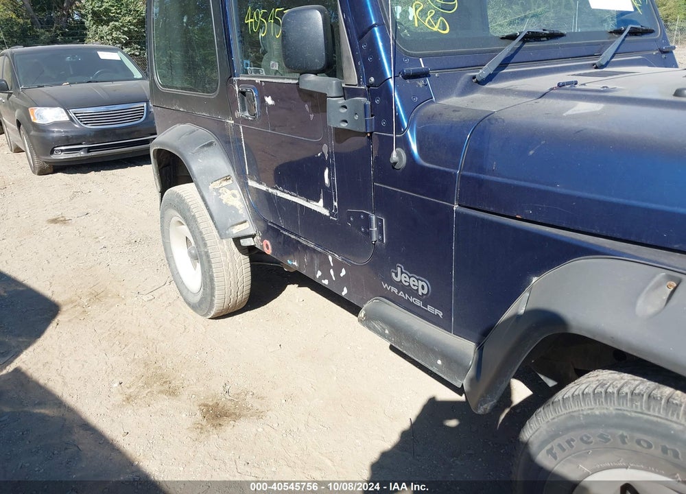2004 JEEP WRANGLER SPORT RHD VIN: 1J4F449S84P753079