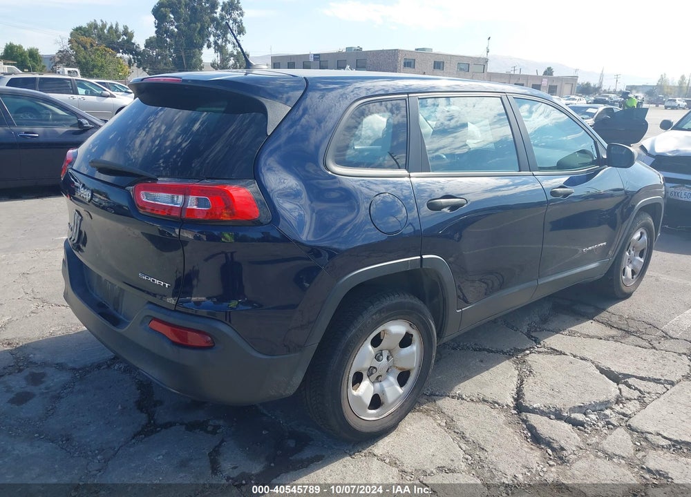 2015 JEEP CHEROKEE SPORT VIN: 1C4PJMABXFW559015