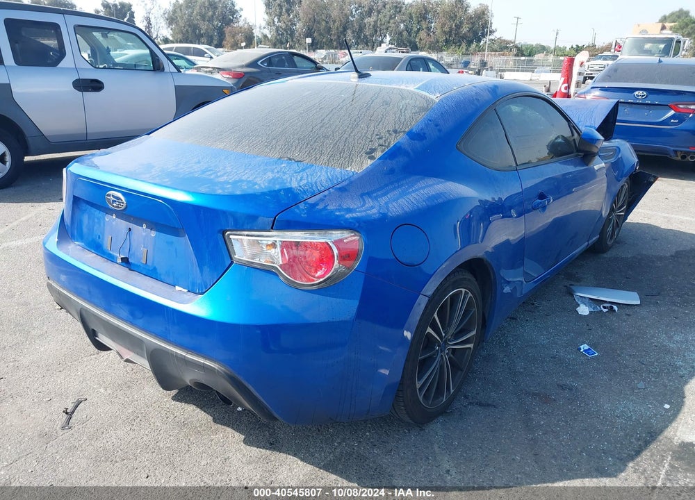 2014 SUBARU BRZ PREMIUM VIN: JF1ZCAB10E9605252