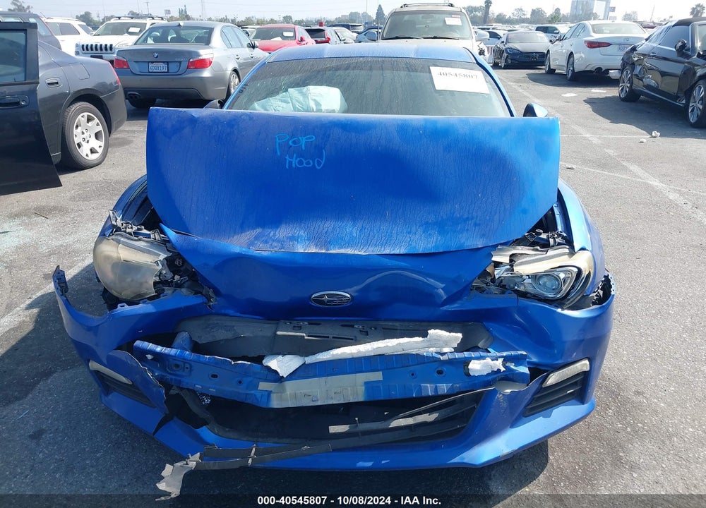 2014 SUBARU BRZ PREMIUM VIN: JF1ZCAB10E9605252