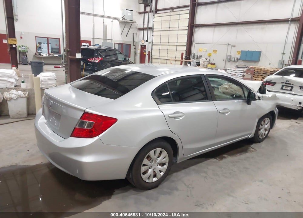 2012 HONDA CIVIC LX VIN: 2HGFB2F51CH589919