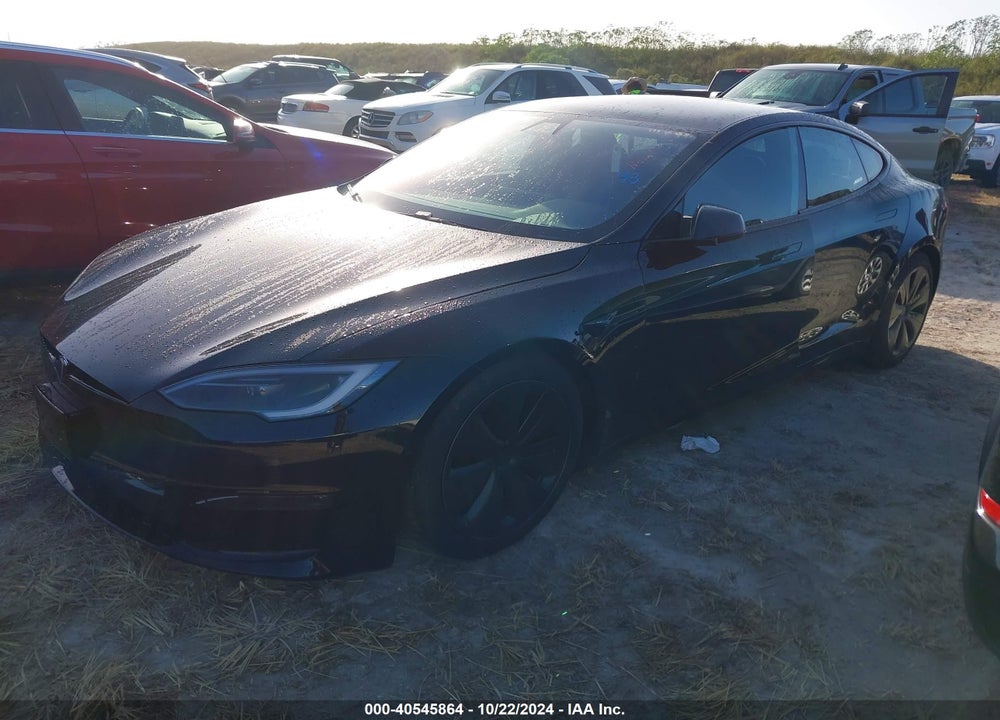 2022 TESLA MODEL S DUAL MOTOR ALL-WHEEL DRIVE VIN: 5YJSA1E57NF477176
