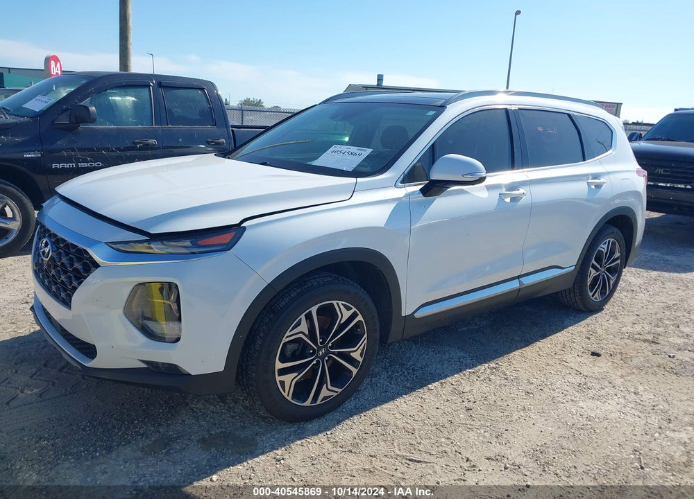 2019 HYUNDAI SANTA FE ULTIMATE 2.0T VIN: 5NMS53AAXKH127280