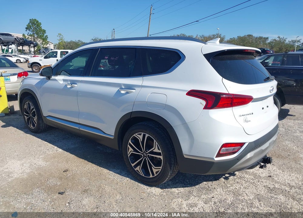 2019 HYUNDAI SANTA FE ULTIMATE 2.0T VIN: 5NMS53AAXKH127280