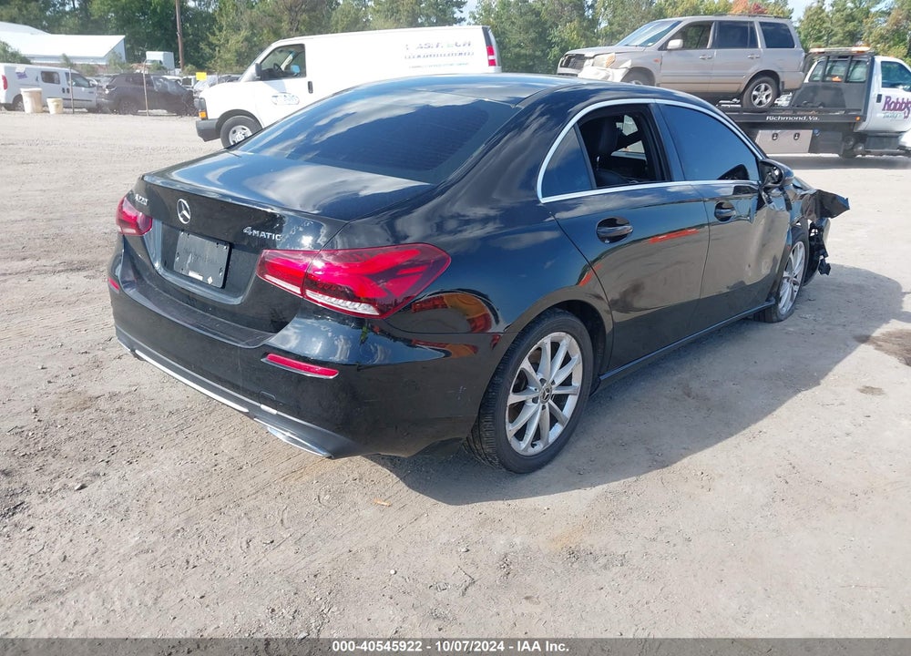 2019 MERCEDES-BENZ A 220 4MATIC VIN: WDD3G4FB4KW025918