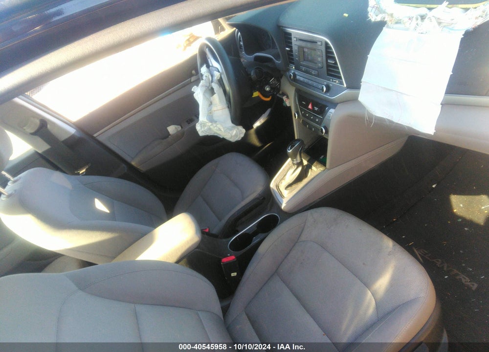 2017 HYUNDAI ELANTRA SE VIN: KMHD74LFXHU422202