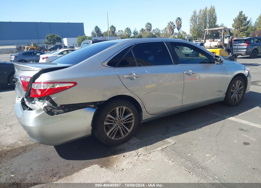 2016 TOYOTA CAMRY SE VIN: 4T1BF1FK9GU169714