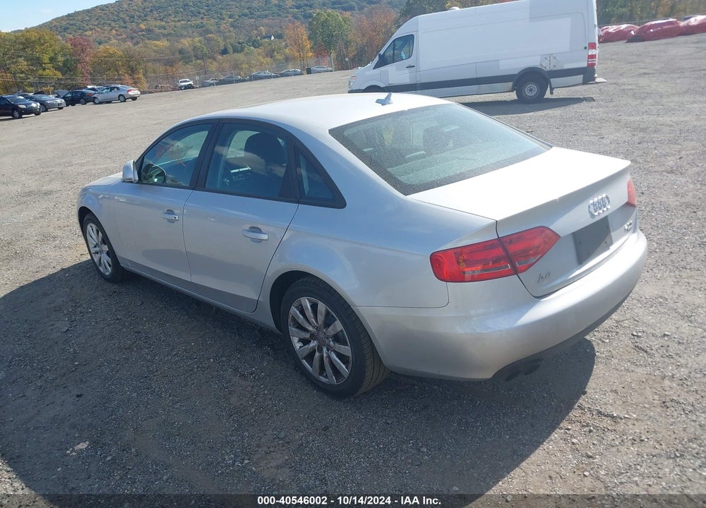 2009 AUDI A4 2.0T PREMIUM VIN: WAULF78K19N012424