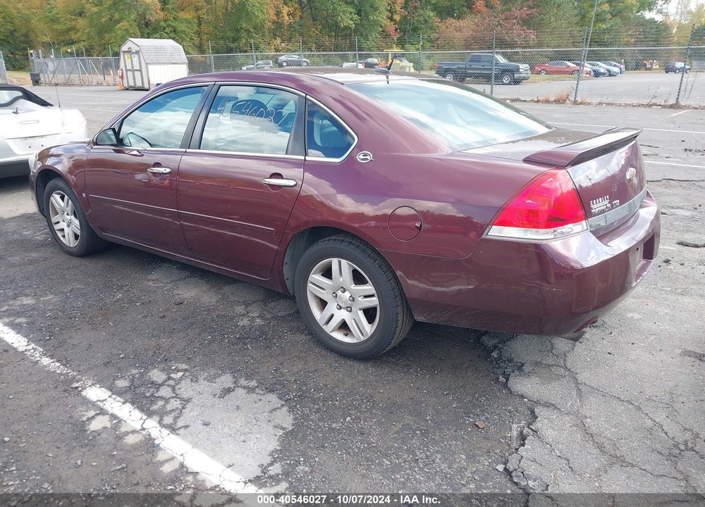 2007 CHEVROLET IMPALA LTZ VIN: 2G1WU58R379331744