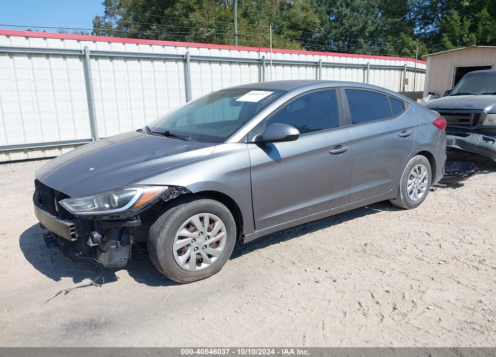 2017 HYUNDAI ELANTRA VIN: KMHD74LF9HU113238