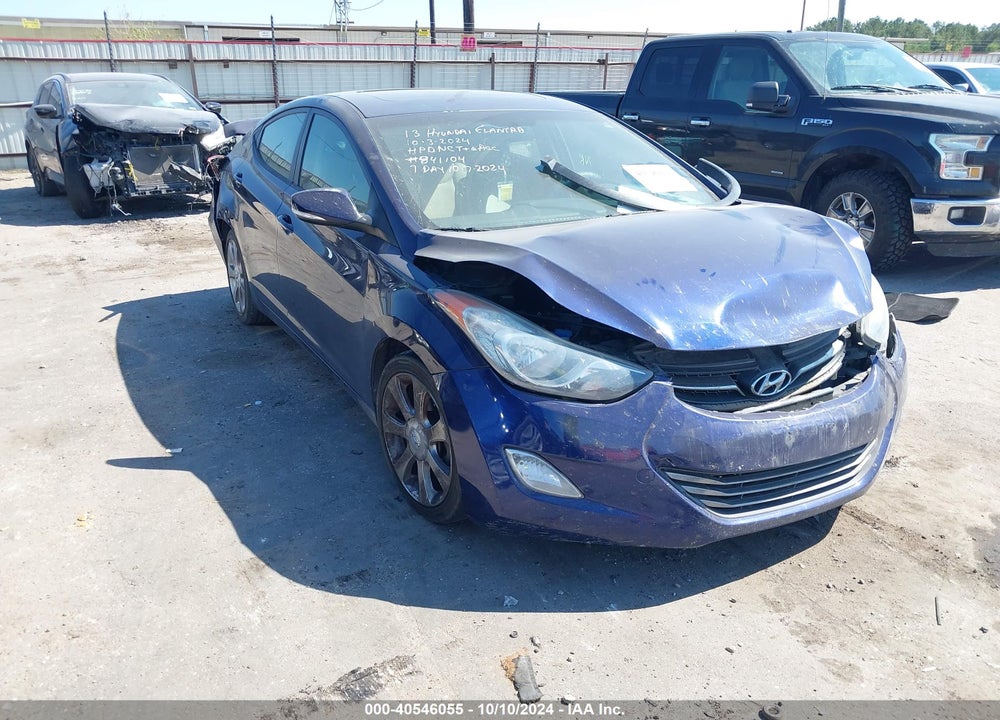 2013 HYUNDAI ELANTRA LIMITED VIN: 5NPDH4AE9DH344446
