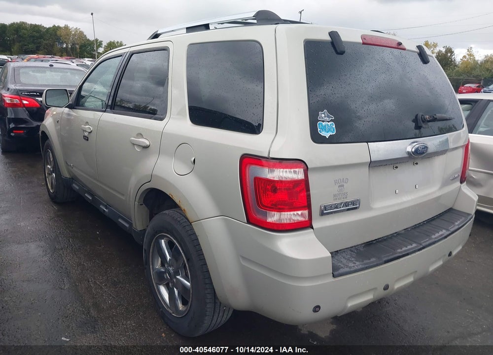 2008 FORD ESCAPE LIMITED VIN: 1FMCU94128KD76753