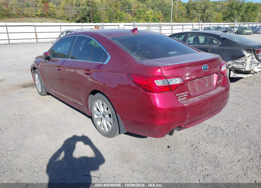 2016 SUBARU LEGACY 2.5I PREMIUM VIN: 4S3BNBF63G3005414