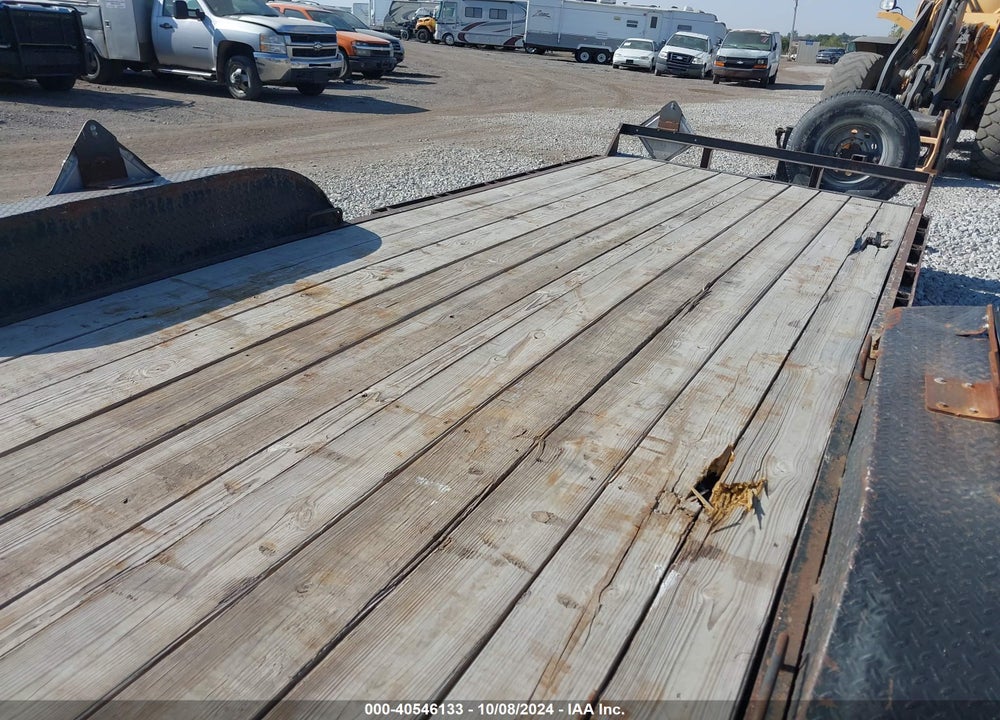 2008 FASTLINE FLAT BED TRAILER VIN: 1F9FS22218M171877