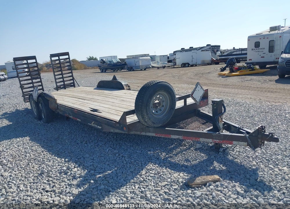 2008 FASTLINE FLAT BED TRAILER VIN: 1F9FS22218M171877