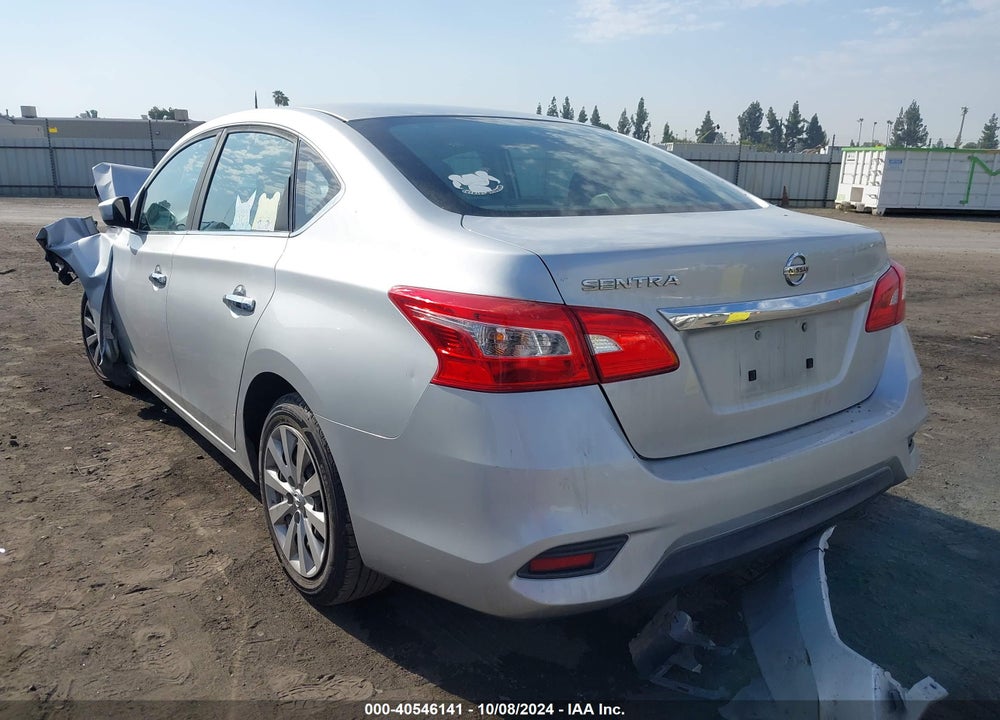 2017 NISSAN SENTRA S VIN: 3N1AB7AP3HY290760