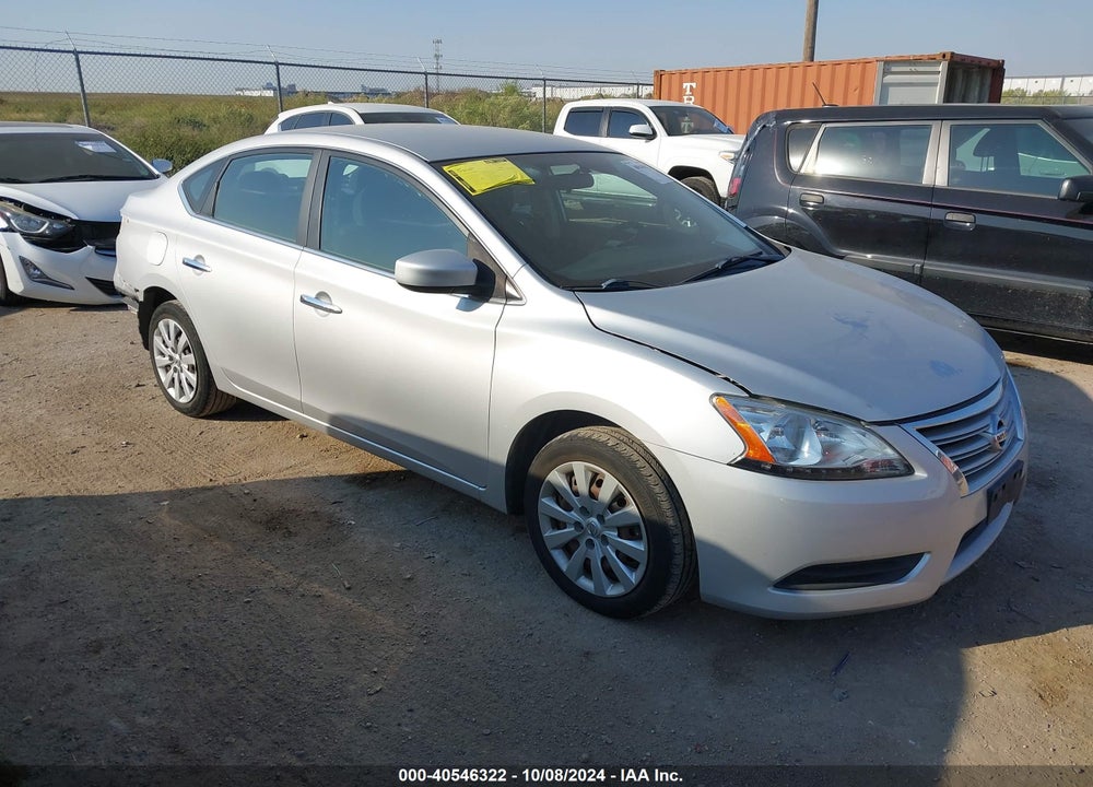 2014 NISSAN SENTRA S VIN: 3N1AB7AP2EL681570