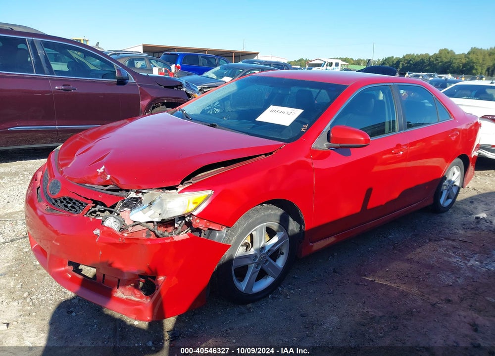 2012 TOYOTA CAMRY SE VIN: 4T1BF1FK4CU535234