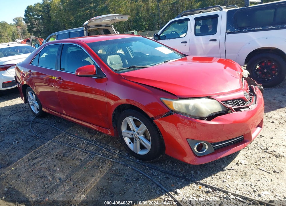 2012 TOYOTA CAMRY SE VIN: 4T1BF1FK4CU535234