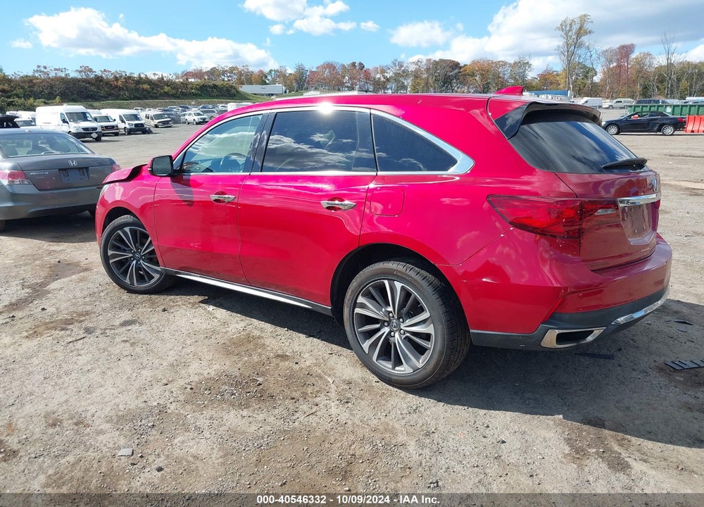 2019 ACURA MDX TECH PKG VIN: 5J8YD4H53KL032121