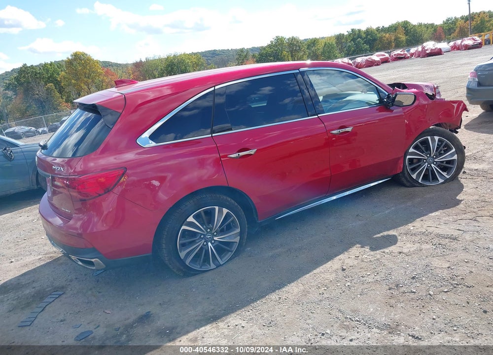 2019 ACURA MDX TECH PKG VIN: 5J8YD4H53KL032121