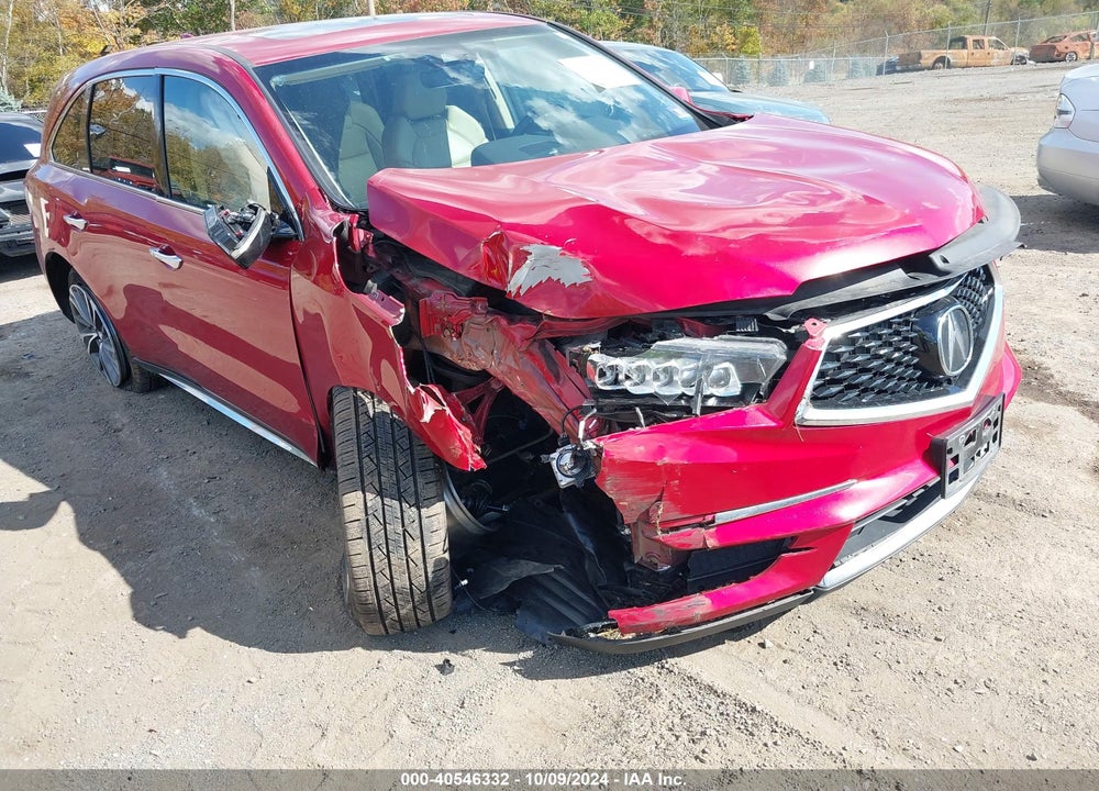 2019 ACURA MDX TECH PKG VIN: 5J8YD4H53KL032121
