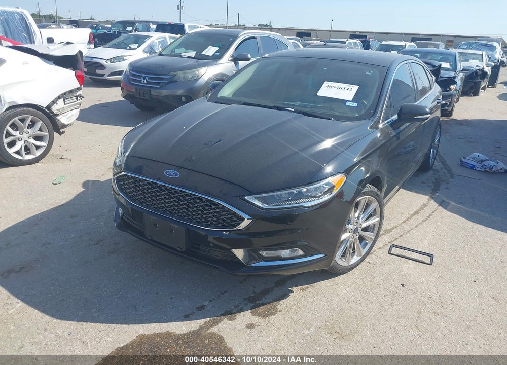 2017 FORD FUSION PLATINUM VIN: 3FA6P0D90HR290417