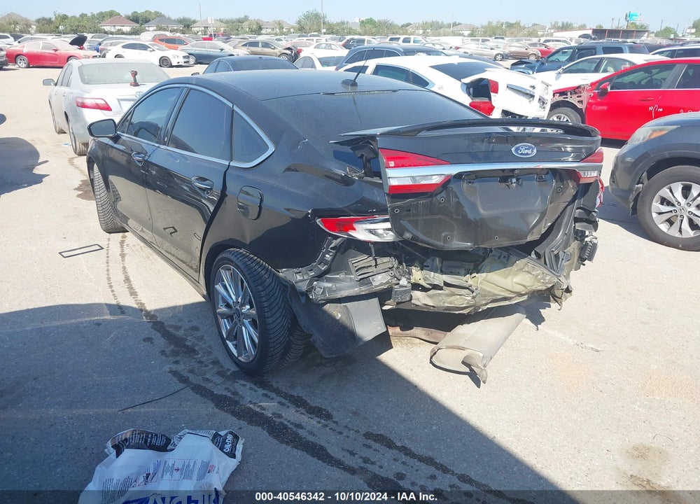 2017 FORD FUSION PLATINUM VIN: 3FA6P0D90HR290417
