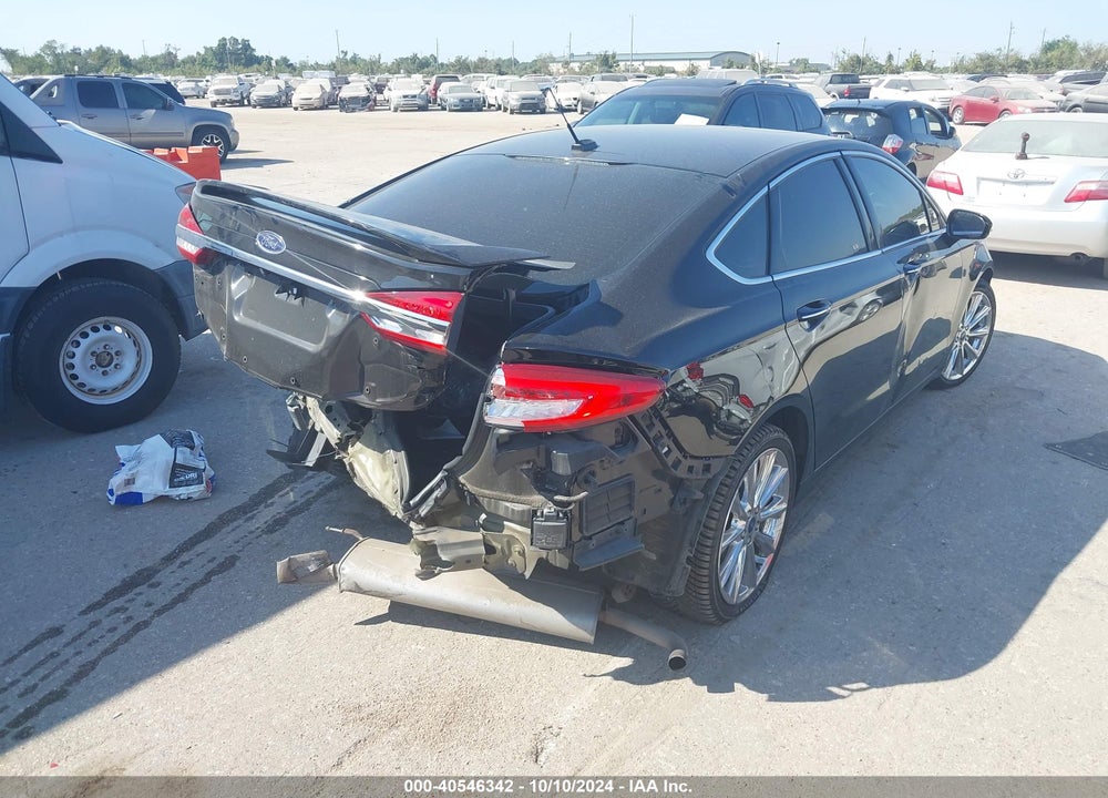 2017 FORD FUSION PLATINUM VIN: 3FA6P0D90HR290417