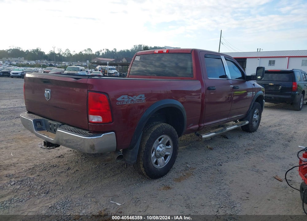2018 RAM 2500 TRADESMAN 4X4 6'4 BOX VIN: 3C6UR5CLXJG340917