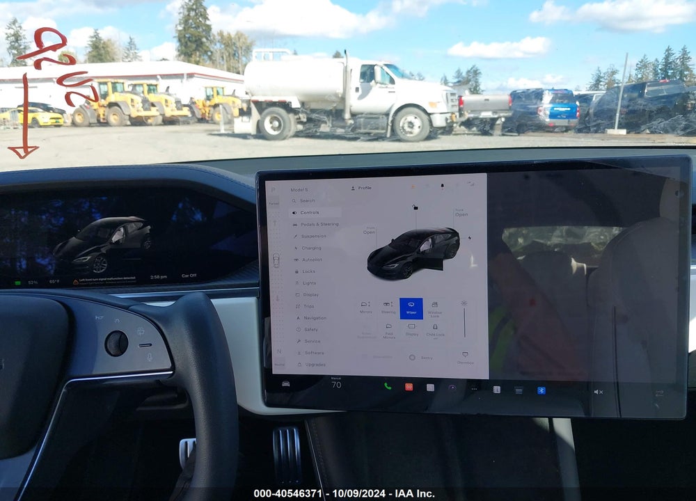 2022 TESLA MODEL S PLAID TRI MOTOR ALL-WHEEL DRIVE VIN: 5YJSA1E6XNF496698