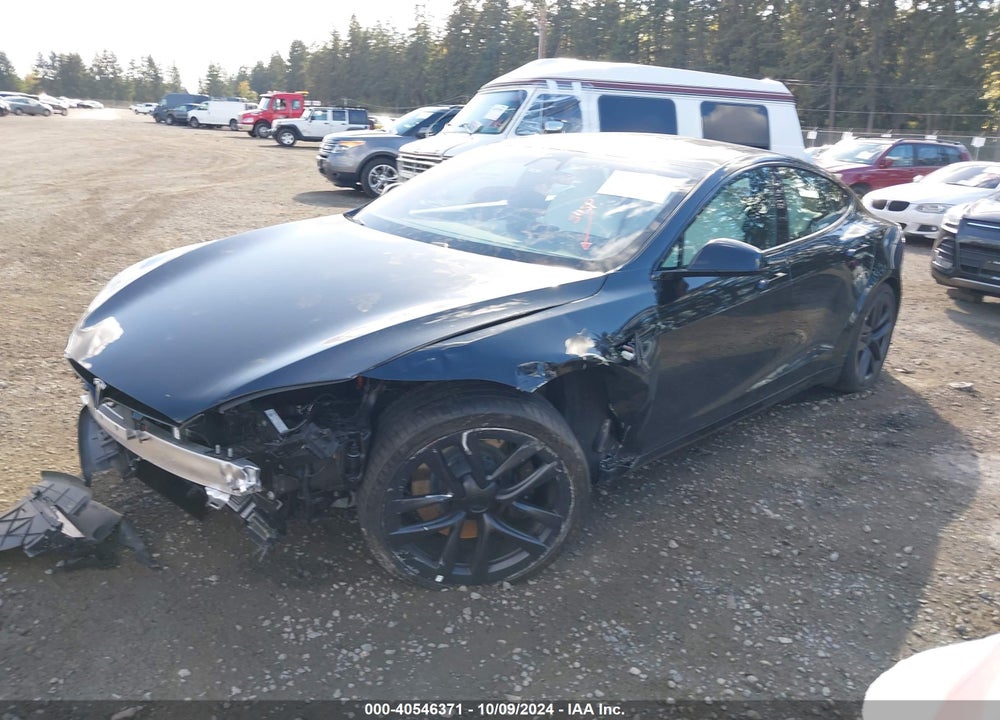 2022 TESLA MODEL S PLAID TRI MOTOR ALL-WHEEL DRIVE VIN: 5YJSA1E6XNF496698