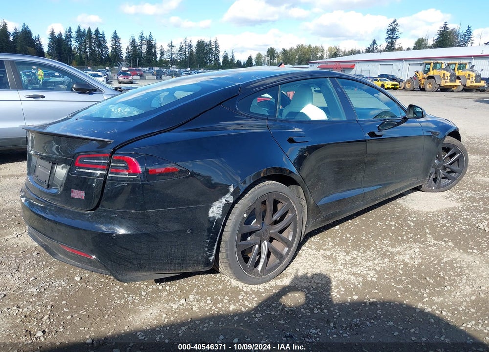 2022 TESLA MODEL S PLAID TRI MOTOR ALL-WHEEL DRIVE VIN: 5YJSA1E6XNF496698