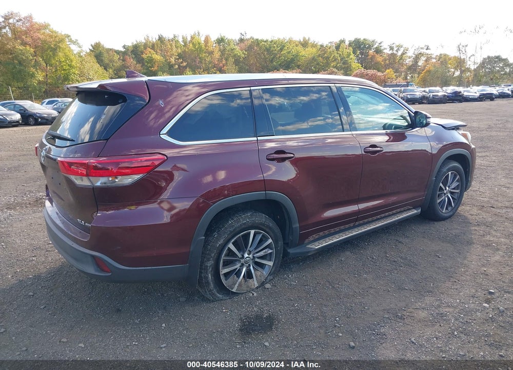 2017 TOYOTA HIGHLANDER XLE VIN: 5TDJZRFH4HS406206