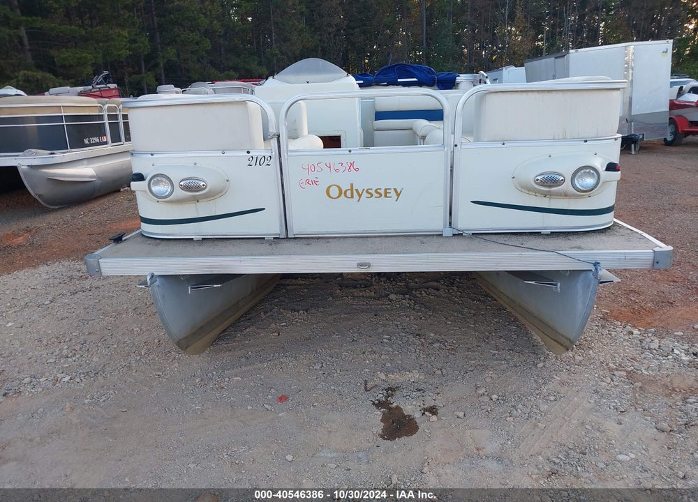 2003 ODYSSEY MILLENIUM PONTOON BOAT VIN: 4J203