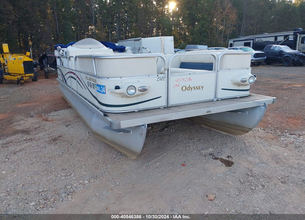 2003 ODYSSEY MILLENIUM PONTOON BOAT VIN: 4J203