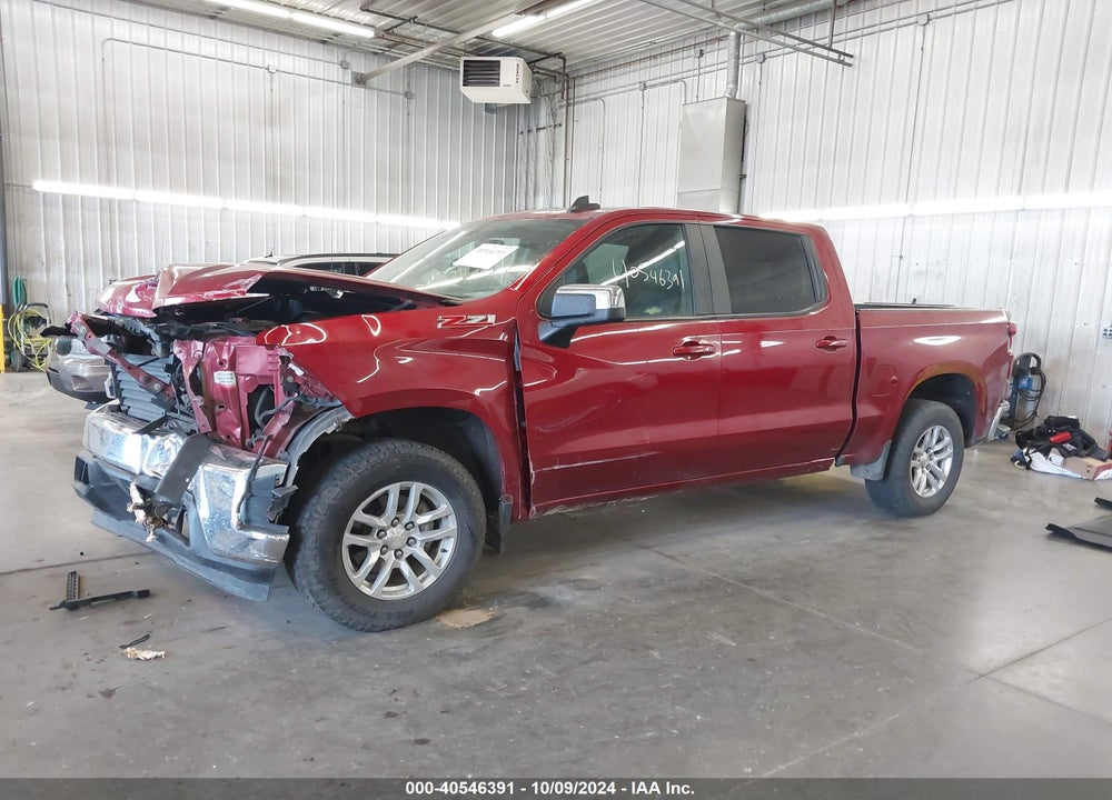 2021 CHEVROLET SILVERADO 1500 4WD SHORT BED LT VIN: 1GCUYDED8MZ188572