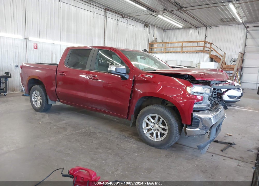 2021 CHEVROLET SILVERADO 1500 4WD SHORT BED LT VIN: 1GCUYDED8MZ188572