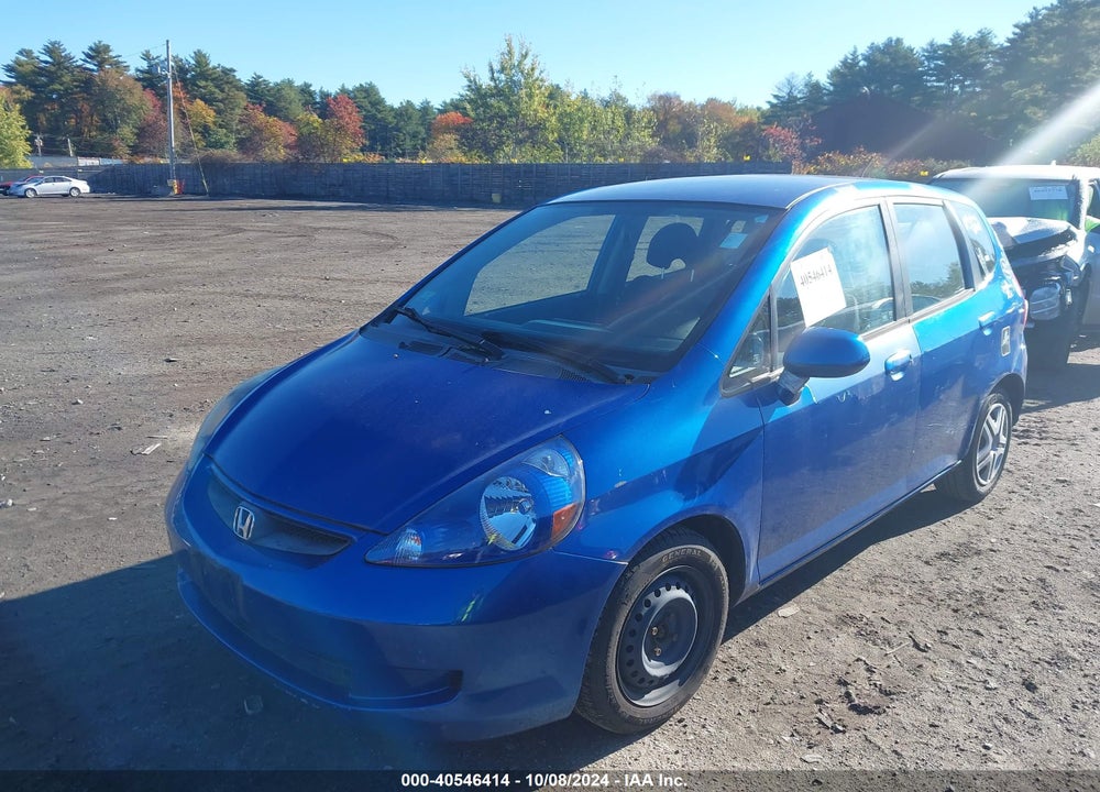 2007 HONDA FIT VIN: JHMGD384X7S044807