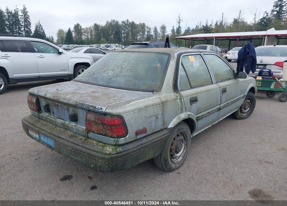 1991 TOYOTA COROLLA VIN: 1NXAE91A9MZ215081