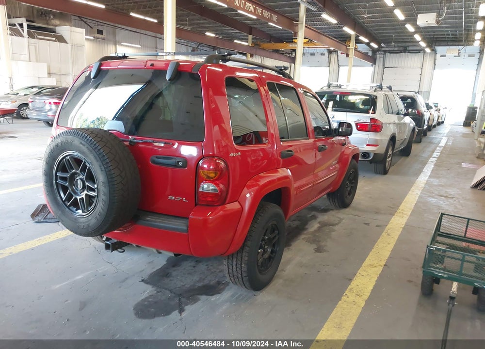 2002 JEEP LIBERTY LIMITED EDITION VIN: 1J4GL58K72W232601