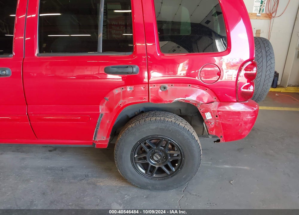2002 JEEP LIBERTY LIMITED EDITION VIN: 1J4GL58K72W232601